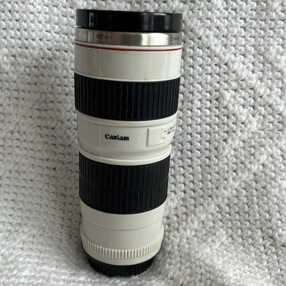 Camera Lens Commuter Mug - White - Picture 2 of 5